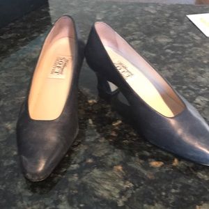 Navy blue pumps